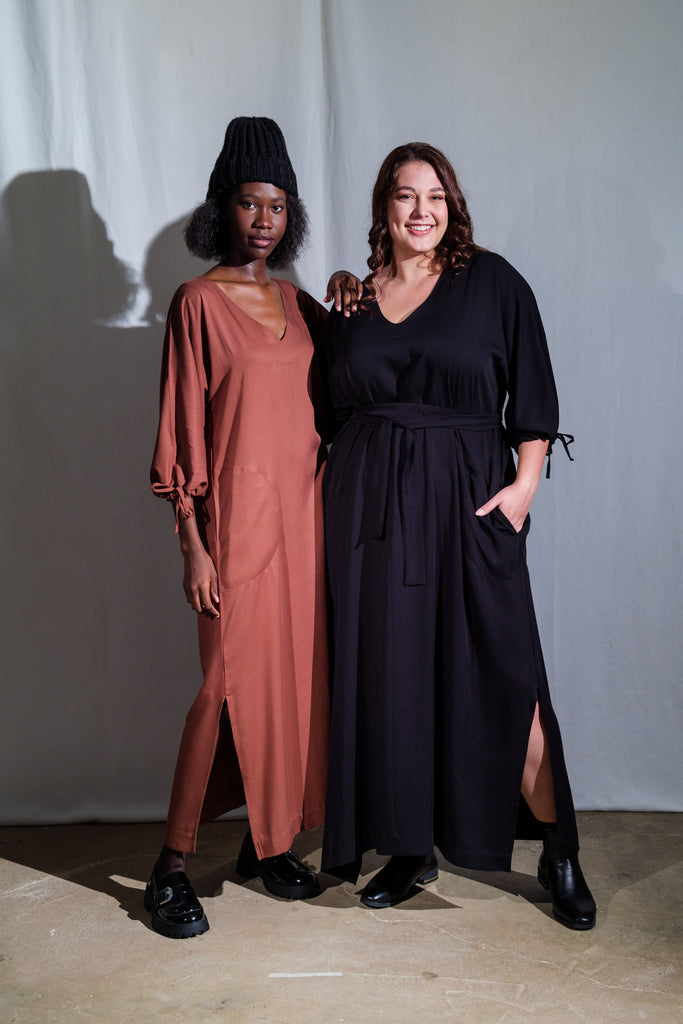 Ubusika Tunic Dress - Black – Isabel de Villiers Clothing